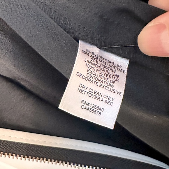 Intermix Womens Back Zip Layered Strapless Wide Leg Jumpsuit - Picture 6 of 8